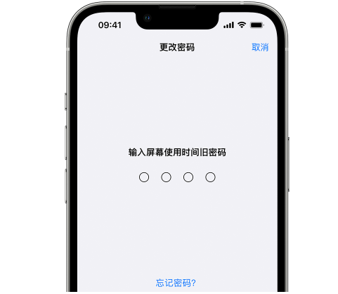 凌云iPhone屏幕维修分享iPhone屏幕使用时间密码忘记了怎么办 