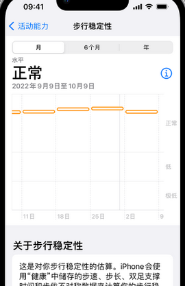 凌云iPhone手机维修如何在iPhone开启'步行稳定性通知'