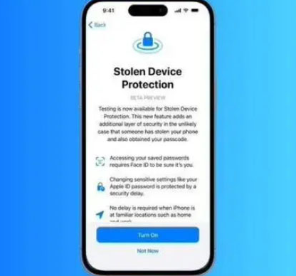 凌云苹果授权维修店分享被盗设备保护功能开启方法 